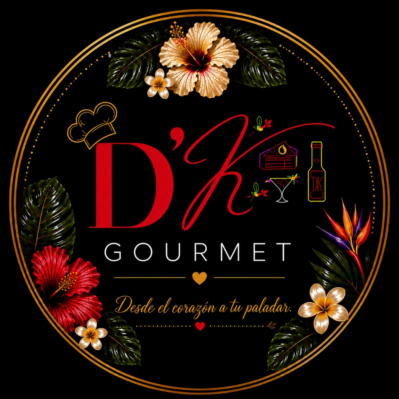 Logotipo original D’K Gourmet
